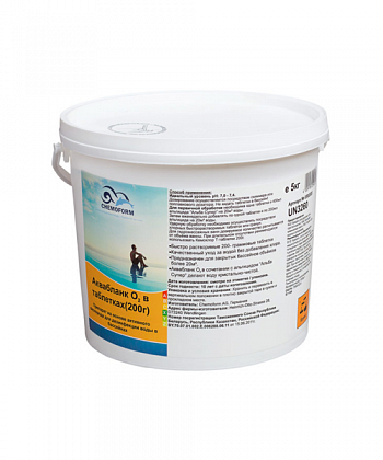 Аквабланк О2 в таблетках 200гр., 5кг