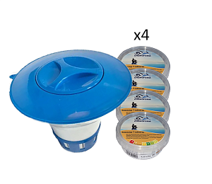 КОМПЛЕКТ Кемохлор Т-таблетка 0.25 кг + Поплавок-дозатор 200 gr BLUE